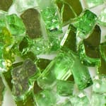 View Reflective Green Terrazzo Glass