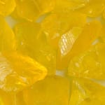 View Chunky Yellow Landscape Glass