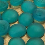 View Teal Frosted Glass