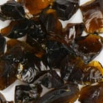 View Amber Brown Terrazzo Glass