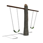 View Tree Trunk Swing