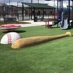 View Baseball Climber & Giant Baseball Bat
