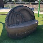 View Baseball Glove Bench