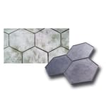 View Hexagon Slate Sand Finish