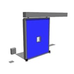 Turbo-Slide® (Single Slide) Right Opening High-Performance Door