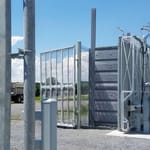 View (K12) TCGR-12 Crash Rated Box Frame Cantilever Slide Gate & Operator System ASTM F2656 M50-P2/K12