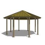 20' Octagonal Shelter