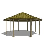 24' Octagonal Shelter