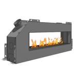 View Fire Ribbon Direct Vent 5' Vu Thru Fireplace (Model 512)