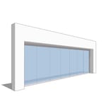 NanaWall® HSW75: All Glass Single Track Sliding System