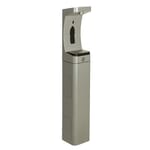 View Model 3610: ADA Outdoor Stainless Steel Pedestal Bottle Filler