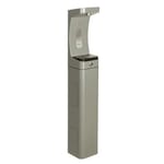 View Model 3610FR: ADA Outdoor Freeze-Resistant Stainless-Steel Pedestal Bottle Filler