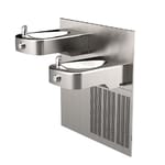 View Model H1117LN.8: Wall-Mounted Dual ADA Refrigerated Drinking Fountain