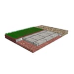 Reverse L-Edge - Aluminum Reversible Paver Edging (A18RPR) 