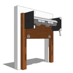 View Roll-Up Doors Outside Mount on Face of Wall