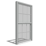 View Impervia Series, Fiberglass Double-Hung Window, Vent