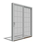 View Impervia Series, Fiberglass Sliding Patio Door, Vent Fixed