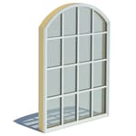 View Pella® Clad Full Arch Fixed Unit 