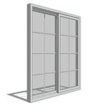 View Impervia Series, Fiberglass Sliding Window, Fixed Vent