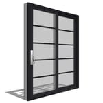 View Architect Series, Contemporary, Clad, Wood, Sliding Door, 2 Panel