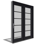 View Architect Series, Contemporary, In-Swing Door, Double, Active-Fixed Units