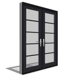 View Architect Series, Contemporary, In-Swing Door, Double, Active-Passive Units