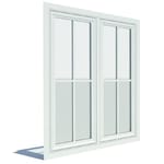 View 250 Series Casement Window, Vent Unit, Flush Flange, Twin