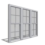 View 250 Series Double-Hung Window, Triple
