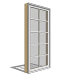 View Pella Reserve, Clad, Wood, Casement Window, Vent Unit