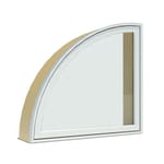View Pella Reserve, Clad, Wood, Quarter-Circle Window