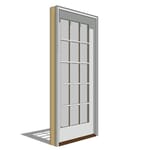 View Pella Reserve, Clad, Wood, Sliding Door, French-Single, Fixed Units