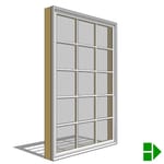 View Lifestyle Dual-Pane Series Casement Window, Fixed Units