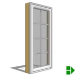 View Lifestyle Triple-Pane Series Casement Window, Vent Units