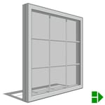 View Impervia Series, Fixed Frame Direct Set, Fixed Unit