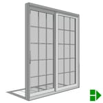 View 250 Series Sliding Patio Door, XO-OX