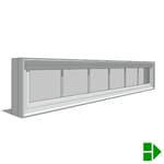 View 250 Series Sliding Patio Door, Transom