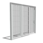 View Impervia Series Sliding Patio Door, Fixed Fixed Vent