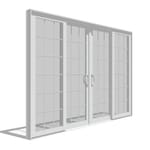 View Impervia Series Sliding Patio Door, Fixed Vent Vent Fixed