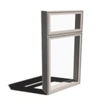 View Impervia Series, Casement Window, Vent Unit with Transom