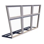 View Reserve Series Traditional, Casement Window, Vent Unit, Multi-Wide (2-4) with Transom