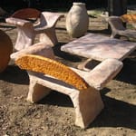 View King Solomon Seating Set / X-Benches