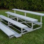View 4 Row Standard Low Rise Bleachers ( NB-0415ALRSTD )