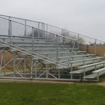 View 10 Row Preferred Bleachers With Chainlink Guardrails ( NA-1015PRF_CL )