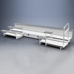 View Ada Accessible 3 Row Bleachers ( NB-0315AADA )
