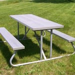 View Aluminum Picnic Table - All Aluminum ( PT-AP06 )
