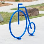 View Bicycle Racks: Surface Mount Steel Wheels ( BR30 & BR31 )