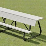 View Athletic Series: Team Bench w/ Aluminum Seat, Back & Deck (B303) 