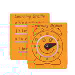 View Braille and Clock Panel