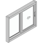 Side Sliding Transaction Window  (SC-4030-LP)