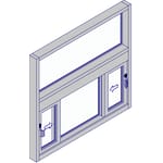 Double-Slider Transaction Window (SCDS-6056)